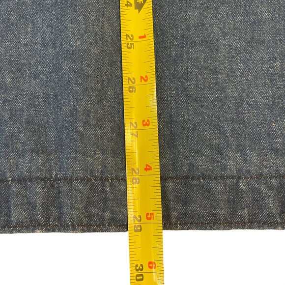 Vintage Wrangler Big Ben Jean Jacket Mens 38 Denim Blanket Lined Corduroy Collar - Picture 9 of 10